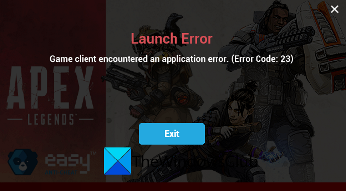 Fix Apex Legends Error Code 23 Fix Apex Legends Error Code 23 on PC